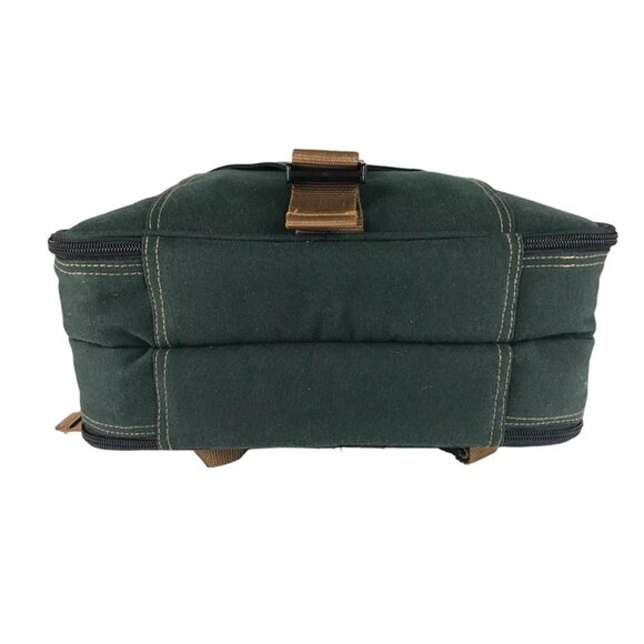 Harry & David Unisex Adults Green‎ Brown Insulated Picnic Backpack Service For 3 - Picture 5 of 10